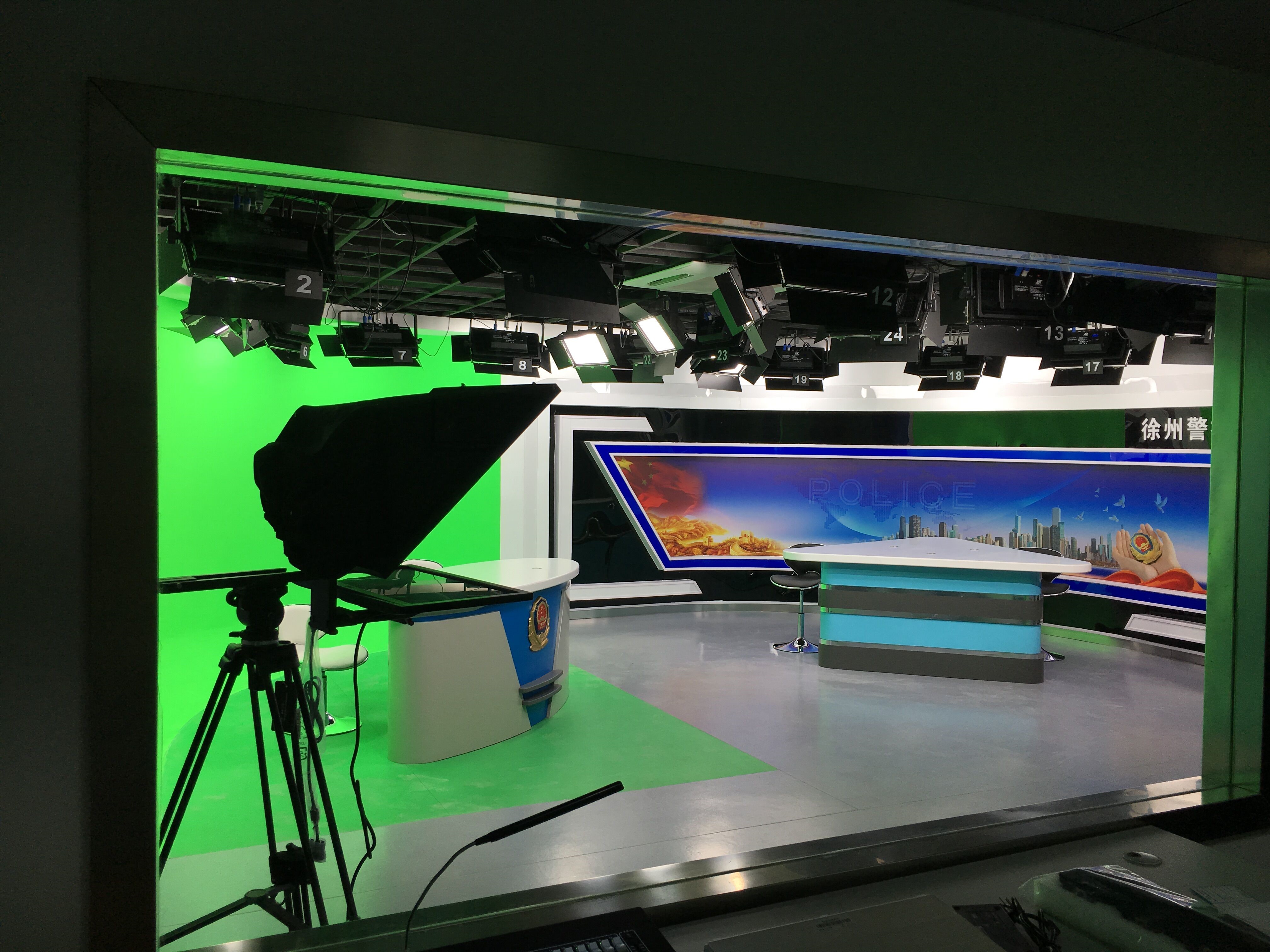 2018 Jiangsu Xuzhou Police Department TV Studio